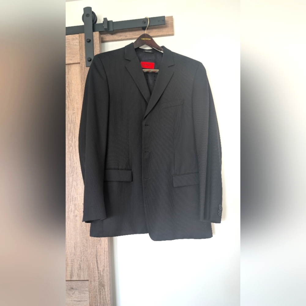 Hugo Boss Men's Black Blazer Red Label